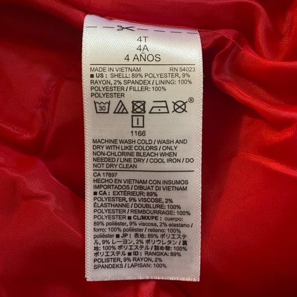 Adorable Red pleated button-down dress jacket ❤️ - Picture 4 of 6